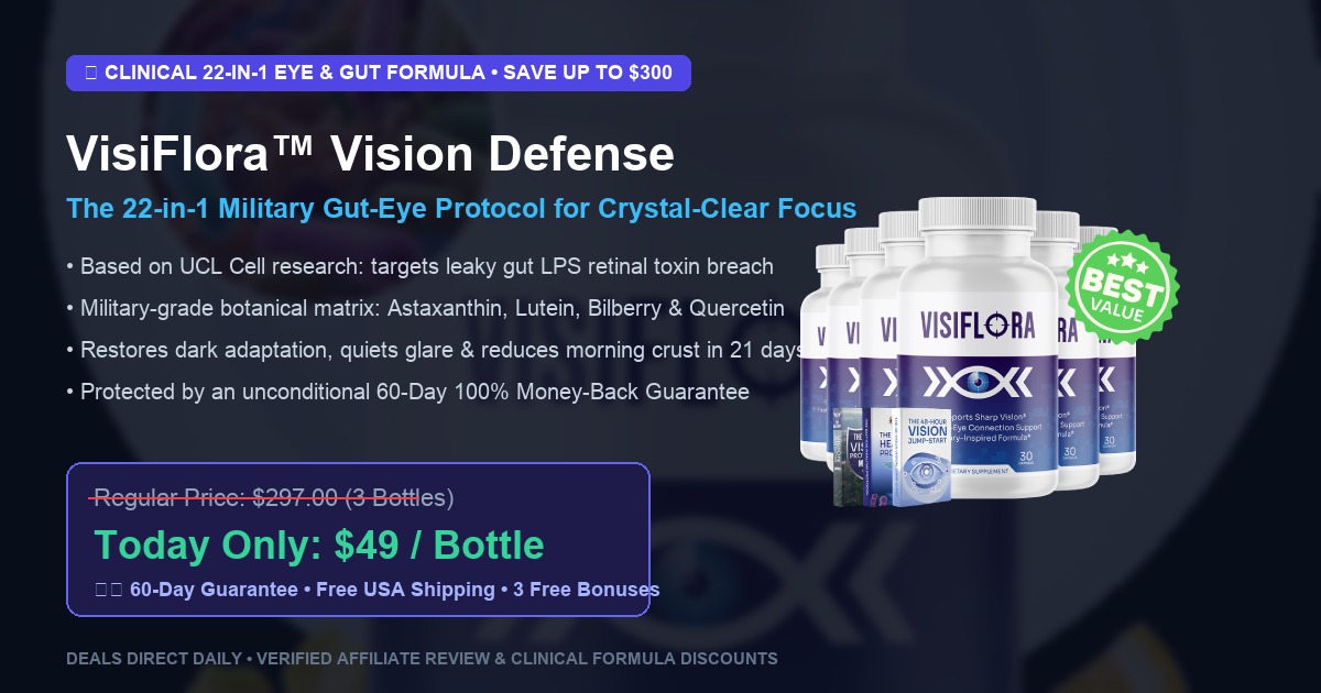 VisiFlora — 22-in-1 Precision Eye & Gut-Retinal Health System